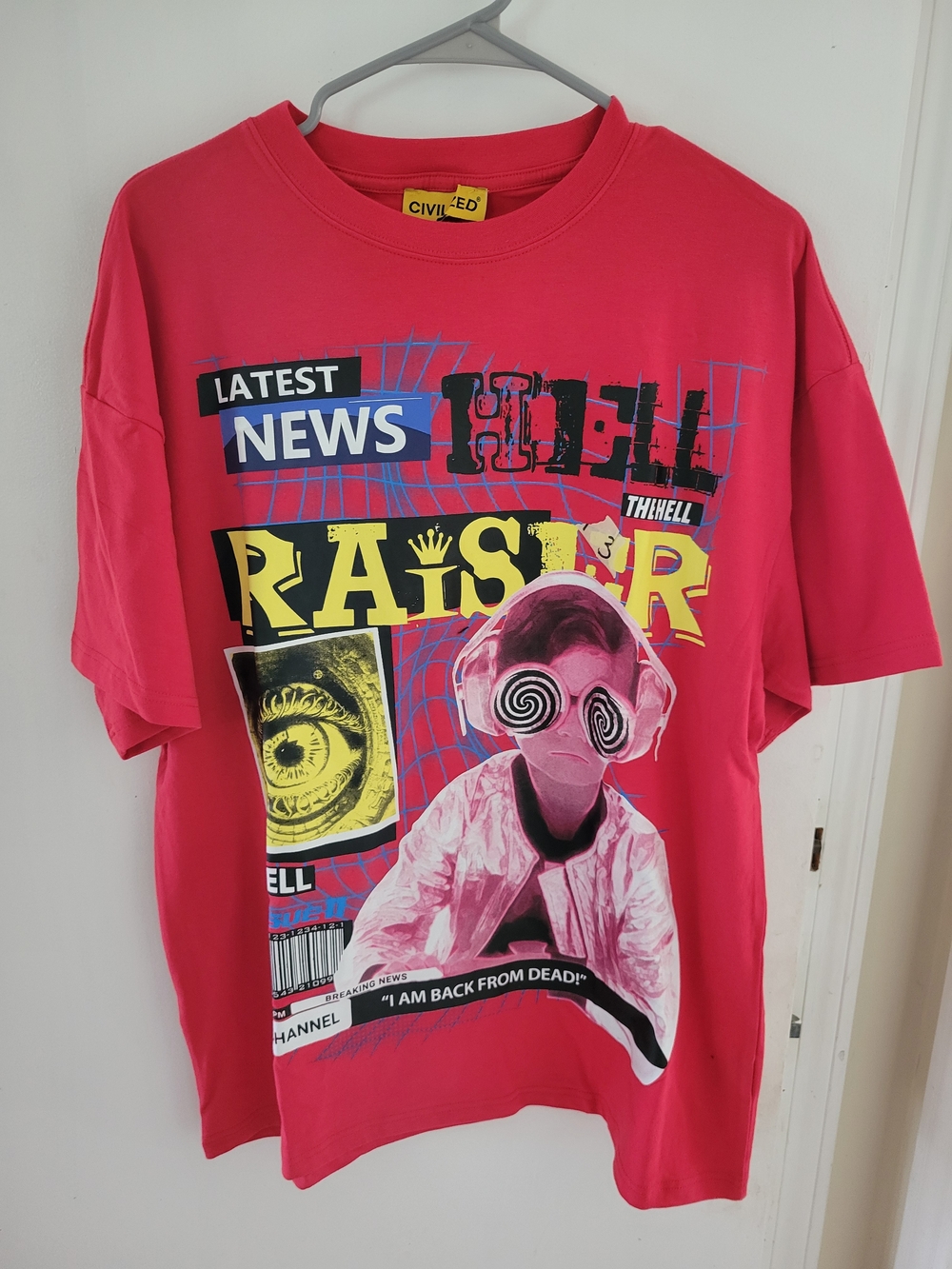Civilized HELL RAISER t Shirt Nwt